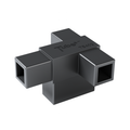 Four-way connector for 1-inch square and 1×2-inch rectangular aluminum tubing – Tube² TS402